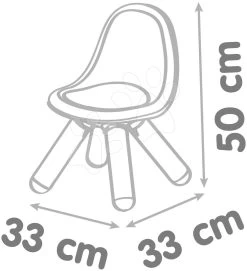 Kindertischset KidTable Smoby Blau Mit Einer Hockerbank Und Zwei Stühlen -Garten Spielzeug Laden 880111 e smoby stolicka 37