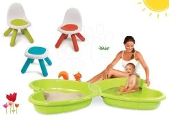 Set Picknicktisch Mit Zwei Stühlen KidChair Smoby Und Sandkasten Schmetterling Mit Springbrunnen Ab 24 Monaten -Garten Spielzeug Laden 880200a set 8 smoby set