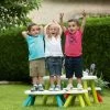 Satz 3 Bänke Für Kinder KidBench Smoby Grün/blau/rot Mit UV Filter Ab 18 Monaten -Garten Spielzeug Laden 880300 c smoby lavica 1
