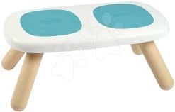 Kindertischset KidTable Smoby Grün Mit Zwei Bänken, Einem Blauen Stuhl Und Einem Grünen Hocker -Garten Spielzeug Laden 880304 a smoby lavicka