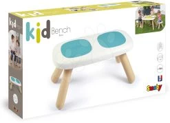 Kindertischset KidTable Smoby Blau Mit Einer Hockerbank Und Zwei Stühlen -Garten Spielzeug Laden 880304 d smoby lavicka 3