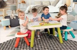 Kindertischset KidTable Rot Smoby Mit Zwei Stühlen Mit UV-Filter -Garten Spielzeug Laden 880401 b smoby stol