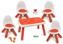 Kindertischset KidTable Rot Smoby Mit Zwei Stühlen Mit UV-Filter -Garten Spielzeug Laden 880403set 1 smoby set