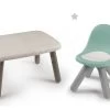 Kindertischset KidTable White Smoby Graucreme Höhe 45 Cm Mit Stuhl Mit Anti-UV-Filter -Garten Spielzeug Laden 880405set 1 smoby set 3