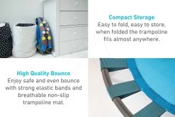 Trampolin Activity Center 2in1 SmarTrike Faltbar Rund Mit 92 Cm Umfang Mit Griff Zum Halten Ab 12 Monaten -Garten Spielzeug Laden 9201001 f smartrike trampolina