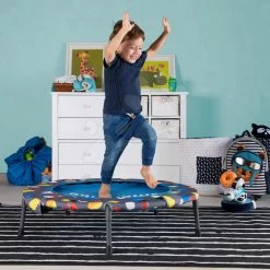 Trampolin Activity Center 2in1 SmarTrike Faltbar Rund Mit 92 Cm Umfang Mit Griff Zum Halten Ab 12 Monaten -Garten Spielzeug Laden 9201001 h smartrike trampolina