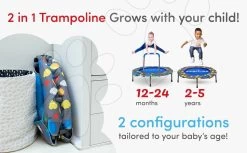 Trampolin Activity Center 2in1 SmarTrike Faltbar Rund Mit 92 Cm Umfang Mit Griff Zum Halten Ab 12 Monaten -Garten Spielzeug Laden 9201001 s smartrike trampolina