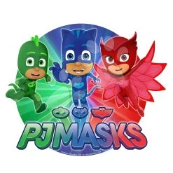Gummi-Märchenball PJ Masks Mondo 23cm Blau -Garten Spielzeug Laden logo 2 pj masks 3
