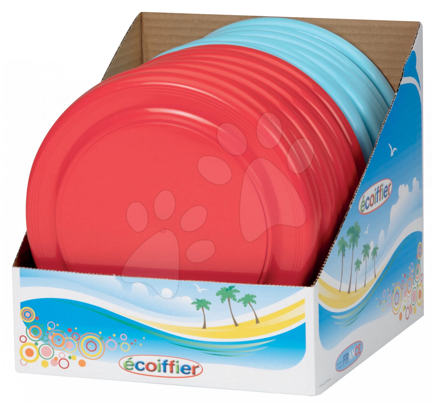 ECOIFFIER Wurfteller Écoiffier Durchmesser 22,5 Cm Hellblau/rot Ab 18 Monaten 3 ECOIFFIER Wurfteller Écoiffier Durchmesser 22,5 Cm Hellblau/rot Ab 18 Monaten