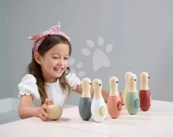 Drevené Kolky S Guľou Birdie Skittles Tender Leaf Toys 6 Dielov V Textilnej Taške Od 3 Rokov TL8621 -Garten Spielzeug Laden tl8621 f tender leaf kolky